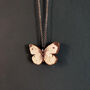 Cabbage White Butterfly Necklace, thumbnail 2 of 4
