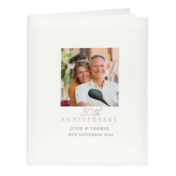 Personalised 30th Anniversary Photo Album Gift, 5 of 5