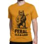 Feral, Old And Loud Bear T Shirt – Organic Cotton Guitar Gift For Dad, thumbnail 4 of 9