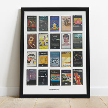 50th Birthday Gift, Albums Of 1973, Personalized Print, 4 of 11