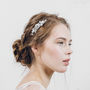 Small Crystal And Pearl Wedding Comb Lucia, thumbnail 2 of 7