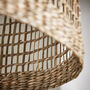 Woven Seagrass Cloche Pendant Light Shade, thumbnail 6 of 6