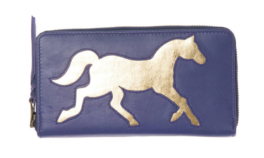 Horse Leather Purse By And Mary