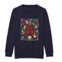 Eat, Drink And Be Merry Sweatshirt | Navy, thumbnail 2 of 2