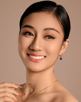 Aurora Rhombus Amethyst Earrings, 10 of 12