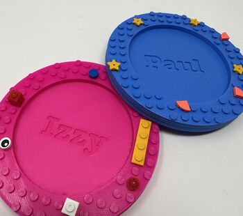 Personalised Lego Compatible Coaster, 3 of 11