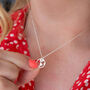 'You're My World' Sterling Silver Globe Necklace, thumbnail 1 of 10