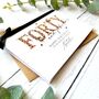 Forty And Fabulous Handmade Leopard Print Birthday Card, thumbnail 5 of 8