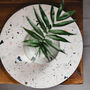 Round Trivet Tray In Coral, Mint And Shell Terrazzo, thumbnail 2 of 2