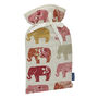 Large Hot Water Bottle And Cover In Elephants, thumbnail 2 of 3