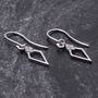 18ct White Gold And Diamond Simply Classic Earrings, thumbnail 1 of 7