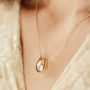 Personalised Vegan Pearl Horseshoe Necklace, thumbnail 1 of 5