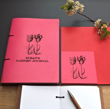Personalised Leather Gardening Journal, 6 of 8