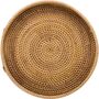 Round Rattan Serving Tray Hand Woven Wicker Tray, thumbnail 9 of 10