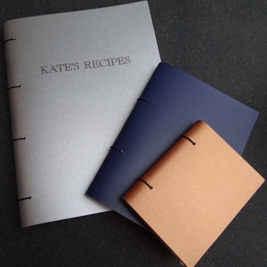 Leather Recipe Book By Artbox Notonthehighstreet Com