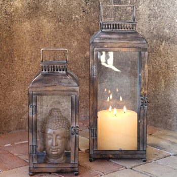 Set Of Two Oasis Candle Lanterns, 2 of 2
