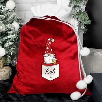 Personalised Christmas Sack Gonk, 2 of 3