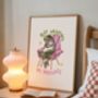 Busy Enjoying My Mortgage Frog Print, thumbnail 2 of 4