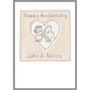 Personalisaed 14th Ivory Wedding Anniversary Card, thumbnail 3 of 7