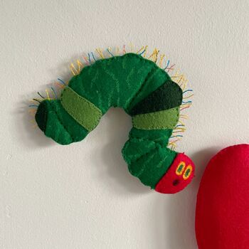 Handmade Hungry Caterpillar Garland For Child's Room, 2 of 7