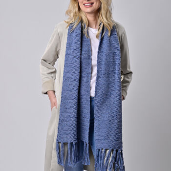 Tassel Scarf Beginner Crochet Kit, 2 of 9