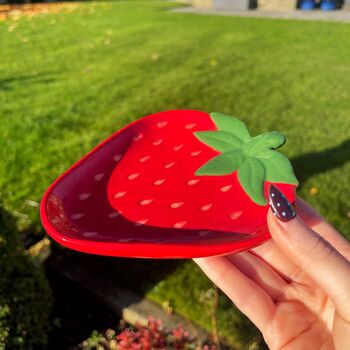 Strawberry Shaped Trinket Dish, 2 of 5