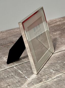 Sixtrees Silver Plated Border Photo Frame, Four X Four, 3 of 3