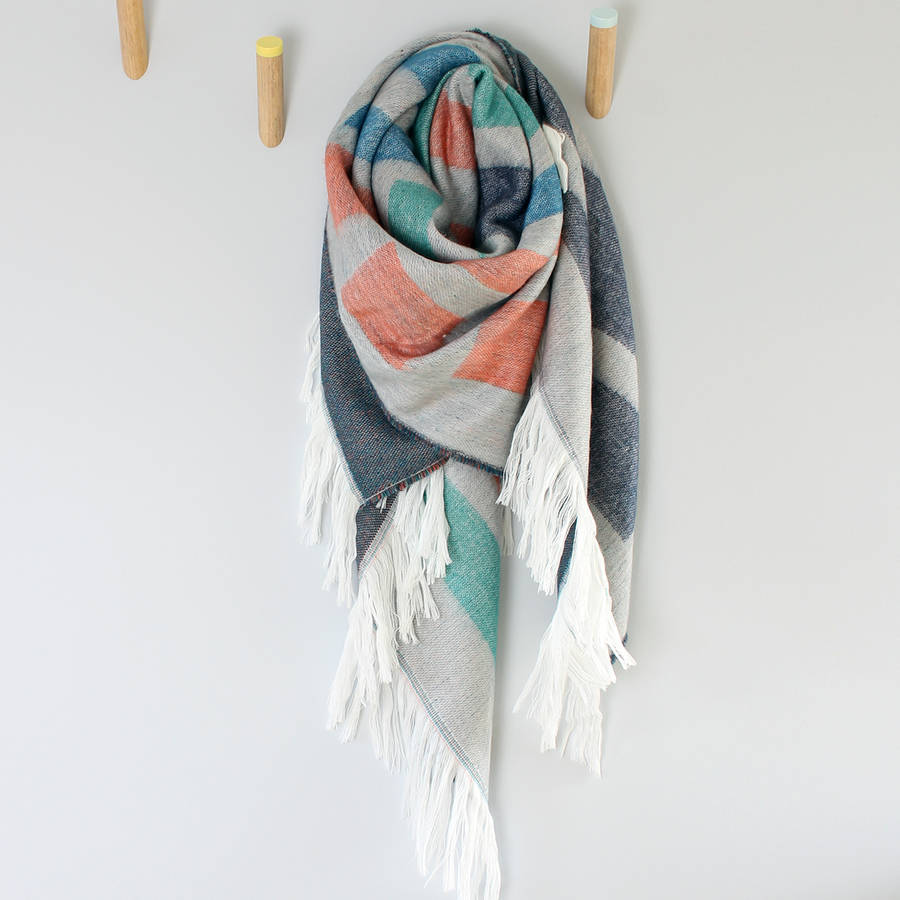 Large Statement Scarf Cape By Studio Hop