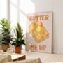 Butter Me Up Kitchen Print, thumbnail 1 of 3