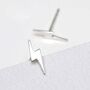 Sterling Silver Strike Studs, thumbnail 5 of 8