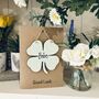 Personalised Good Luck Card Four Leaf Clover Keepsake, thumbnail 9 of 9
