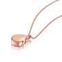 Teardrop Urn Ashes Necklace – 18 K Rose Gold Plate, thumbnail 3 of 6