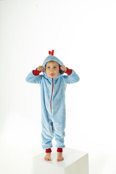 Fierce Dinosaur Onesie In Super Soft Fleece, 4 of 4