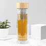 Glass Tea Infuser Tumbler With Bamboo Lid, thumbnail 1 of 6