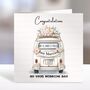 Camper Van Wedding Card Personalised, thumbnail 5 of 7