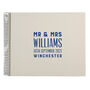 Personalised Typographic Wedding Guest Book, thumbnail 3 of 10