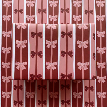 Velvet Bow Wrapping Paper, 4 of 6