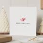 Personalised Candy Cane Heart Christmas Card For Couple, thumbnail 1 of 7