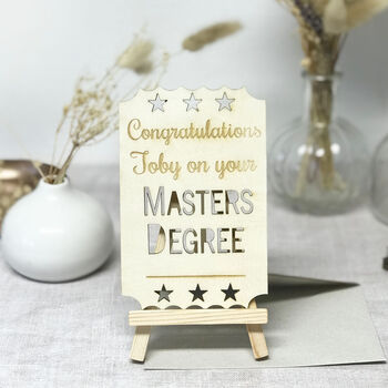 Personalised Master Degree Card, 5 of 10