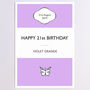 Personalised Birthday Stripe Birthday Card, thumbnail 6 of 11