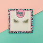 Santa's Sleigh Glitter Christmas Stud Earrings *More Colours Available*, thumbnail 3 of 3