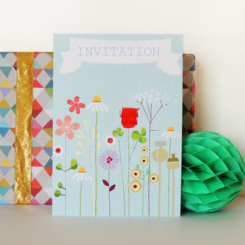 Personalised Daisies And Clover Card, 2 of 4