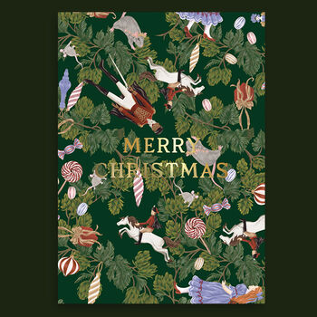 Nutcracker Christmas Card Pack And Gift Wrap Set, 4 of 12