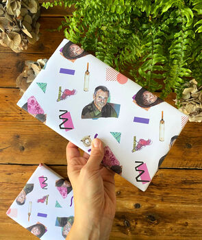 Neighbours Wrapping Paper, Karl And Susan Gift Wrap, 2 of 6