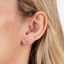 925 Sterling Silver Designer Mini Skinny Drop Studs, thumbnail 2 of 2