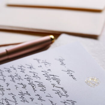 Bloom Luxury Gold Foiled Writing Set, 2 of 3