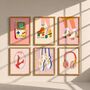 Set Of Six Hobbies Themed Print Bundle, thumbnail 1 of 5