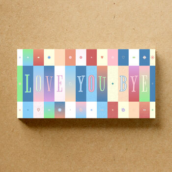 Love You Bye Print Personalised Gift, 4 of 9