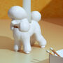 G Decor Poodle Dinner Candle Holder, thumbnail 2 of 4