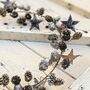 Natural Pine Cone And Birch Bark Star Wreath, thumbnail 4 of 4